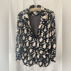 Nic & Zoe Mosaic Mix Knit Blazer
